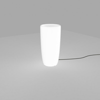 Svítící venkovní zahradní květináč FLOWERPOT M 9712 E27 IP44 White Nowodvorski