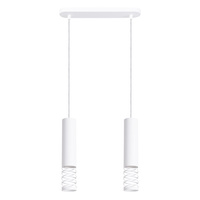 Stropní závěsné svítidlo 2x GU10 White LAMI Ocean Green SL.1687 Sollux