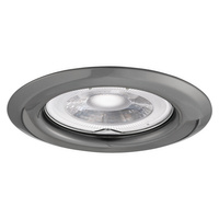 LED GU5.3 GU10 kulaté grafitové Argus Kanlux nastavitelné halogenové bodové svítidlo pro zápustnou montáž