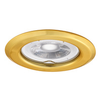 LED GU5.3 GU10 Round Gold Argus Kanlux Nastavitelné skryté stropní halogenové bodové svítidlo
