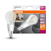 E14 P45 LED žárovka 4.5W = 40W 470lm 2700K Teplá bílá 300° OSRAM Superstar Filament Stmívatelné