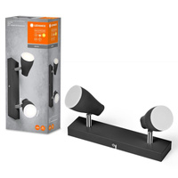 LED bodové nastavitelné stropní svítidlo 8,6W 420lm 3000K teplá černá bodová Ledvance