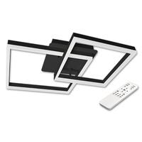 LED lustrová stropní lampa 70W CCT GALAXIS HERCULES černá + dálkové ovládání