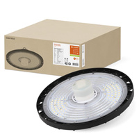 LED průmyslové svítidlo 147W 22000lm 4000K neutrální se soumrakovým senzorem pohybu černé IP65 IK08 High Bay Gen 4 Ledvance