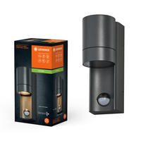 Venkovní nástěnné svítidlo LED GU10 IP65 IK05 šedé se senzorem pohybu a soumraku Endura Ledvance