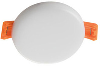 LED svítidlo pod omítku 6W 440lm 3000K teplá 120° kruhová bílá AREL Kanlux