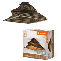 Dekor E27 karton hnědý Dekor Ledvance stropní svítidlo