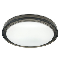 Plafond LED stropní svítidlo 48W 5300lm CCT 120° bílé černé IP44 Pilotní stmívatelné Halina Sanico Goldlux