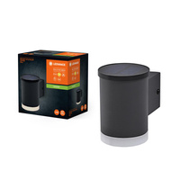 Venkovní solární zahradní lampa LED nástěnná lampa 0,5W 50lm 3000K IP44 Endura Ledvance šedá