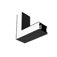 Spínač pro lineární svítidlo 6,9W 940lm CCT tvaru L úhlový černý kancelářský lineární Ledvance