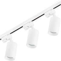 Osvětlovací lišta 1.5m + 3x reflektor lištový, GU10 Bílá SAGI LUMILED