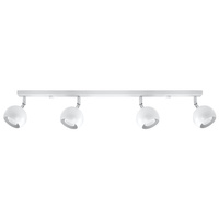 Svítidlo pro povrchovou montáž OCULARE 4L 4xGU10 Reflektor halogenový pohyblivý Minimalistický bílý SOLLUX