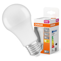 LED žárovka E27 A60 10W = 75W 1055lm 2700K Teplá bílá 200° OSRAM STAR