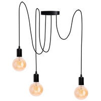 3x E27 Závěsná stropní lampa, Pavouk ARANE LUMILED