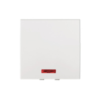 Spínač NO kontakt, osvětlený 16A čtvercový bílý OFFICE Kanlux