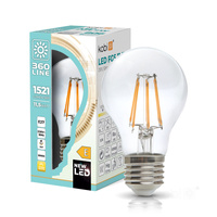 LED žárovka E27 A60 11,5W 1521lm 3000K Warm 360° Filament KOBI FGS