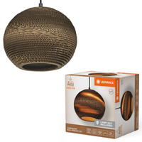 Dekorativní stropní závěsné svítidlo E27 s převisem Hnědá kartonová dekorace Ledvance