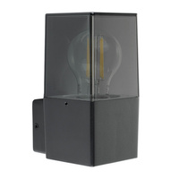 Zahradní lampa LED nástěnná lampa DENVER E27 IP44 16.5cm čtvercová