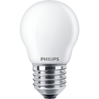 LED žárovka E27 P45 6.5W = 60W 806lm 4000K Neutrální bila PHILIPS CorePro