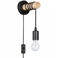 Bodové závěsné svítidlo E27 černohnědé s vypínačem Eos Masterled