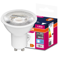 LED žárovka GU10 4.5W = 50W 350lm 4000K Neutrální bila 60° Hodnota OSRAM