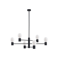 Závěsné svítidlo RADIUS VI 7932 Nowodvorski Black 6xE27 Stropní lustr Loft