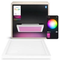LED panel Povrchové stropní svítidlo 30x30 cm 25W 1760lm IP20 Bílá a barevná Ambiance RGB + TW White Smart SMART Zigbee Bluetooth Surimu Philips HUE