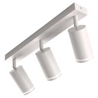 LED PARIS 3 x GU10 White GOLDLUX (Polux) LED stropní/stěnové světelné pásky