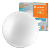 Stropní LED svítidlo 12W 900lm 3000K teplá IP44 bílá se zvukovým senzorem Stropní svítidlo Ledvance