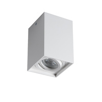 LED reflektor pro povrchovou montáž Nastavitelný GU10 Square White Gord Kanlux