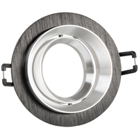 Bodové svítidlo MR16 Black Silver 12 V LIKA Sanico Goldlux Svítidlo pro zápustnou montáž