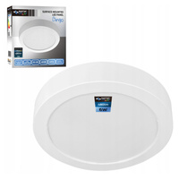 LED panel Stropní svítidlo 6W 480lm 4000K Neutrální povrchová montáž Kulatá bílá Proma Masterled