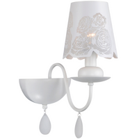 FABRIZIA E14 nástěnná lampa bílá 36cm - GOLDLUX (Polux)