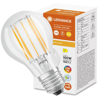 LED žárovka E27 A60 11W = 100W 1521lm 2700K Teplá bílá 300° CRI90 vlákno Stmívatelné LEDVANCE Superior