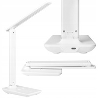 Stolní nastavitelné LED 5W 400lm 3000-4000-6500K CCT dobíjecí školní noční světlo stmívatelné vypínač bílý Kivo Masterled