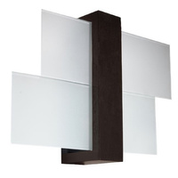 Nástěnné svítidlo FENIKS 1 E27 Moderní bílé dřevěné SOLLUX