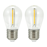 2x S14 FIILAMENT žárovka na party girlandu 36V GOLDLUX (Polux)