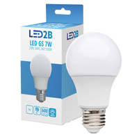 LED žárovka E27 Ball 7W 600lm 6000K Cold 240° LED2B Kobi