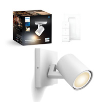LED bodové nástěnné svítidlo bílé 4,2 W CCT PHILIPS HUE Bluetooth Zigbee + stmívač