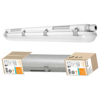 LED nehořlavá lampa 9W 1080lm 4000K neutrální IP65 IK08 šedá Dampproof Ledvance