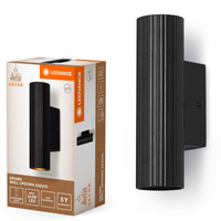 Dekorativní nástěnné svítidlo Povrchová nástěnná lampa GU10 Black Decor Ledvance