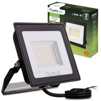 LED Reflektor 50W, 4500lm 4000K IP65 Černá ZUNA2 LUMILED