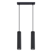 Stropní závěsné svítidlo Tuba Spot 2x GU10 Black Carbon Deep Space SL.1574 Sollux