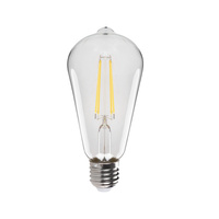 LED žárovka E27 Edison ST64 7W = 60W 806lm 4000K Neutral Clear XLED Filament Kanlux