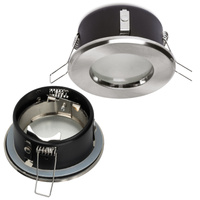 Halogenové zapuštěné bodové svítidlo GU10 Chrome Round Kobi pro zápustnou montáž