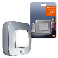 Nightlux Hall LED noční lampa Silver 0.25W 14lm 4000K IP54 Ledvance Pohybový senzor