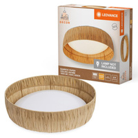 LED Plafond Povrchová stropní lampa 18W 750lm 3000K Teplá hnědá 40cm Dekor Ledvance