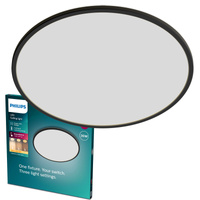 Přisazená LED stropní lampa SUPERSLIM 36W 2700K 55cm stmívatelná černá PHILIPS
