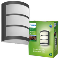 Zahradní lampa LED nástěnná lampa PYTHON myGarden 6W 4000K IP44 Antracit PHILIPS