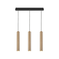 EYE III Závěsné svítidlo 7863 Nowodvorski Černo-zlaté 3xGU10 Stropní závěsné moderní